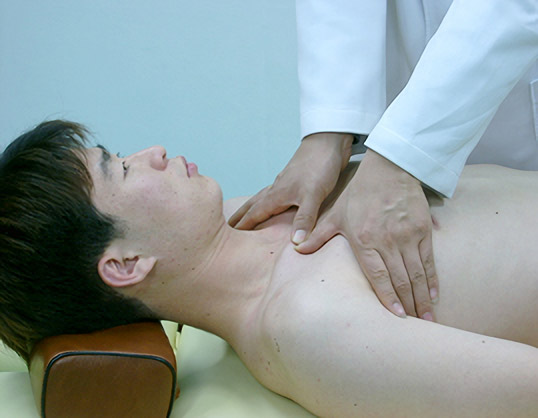 흉쇄관절의 후방 활주